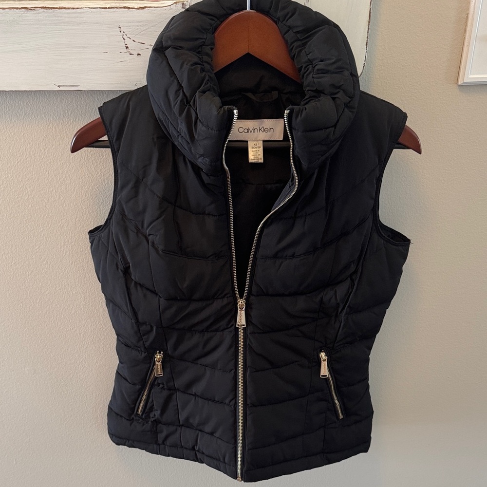 Calvin Klein Black Puffer Vest
